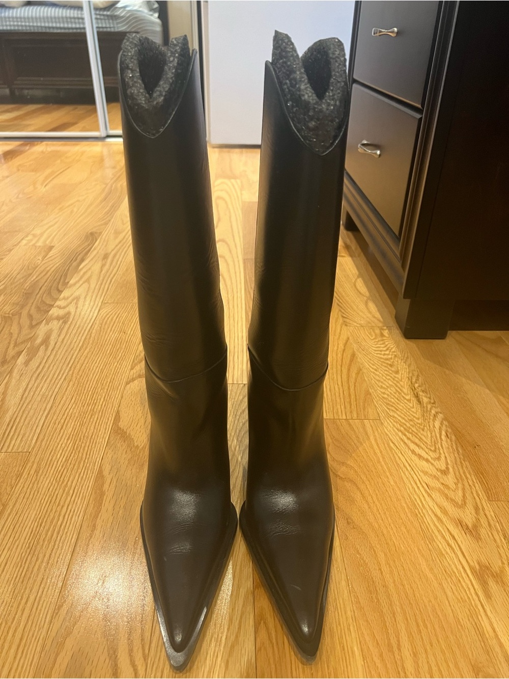 Coperni Black Bridge Cowboy boots